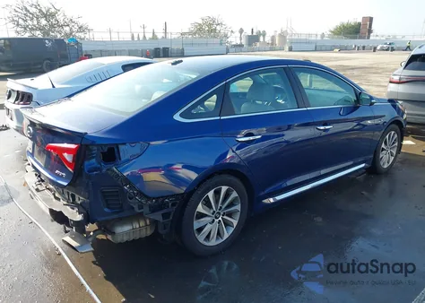 2016 Hyundai Sonata Sport из США, поврежденный, VIN 5NPE34AF1GH435758